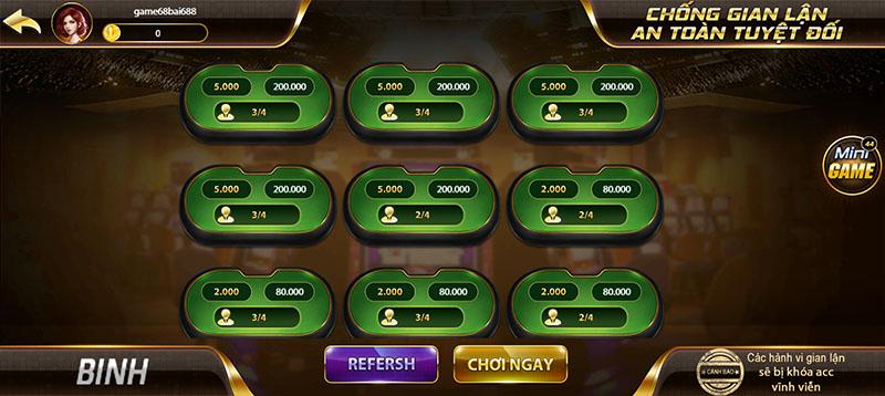 Tổng hợp sảnh game bài khó lòng từ chối