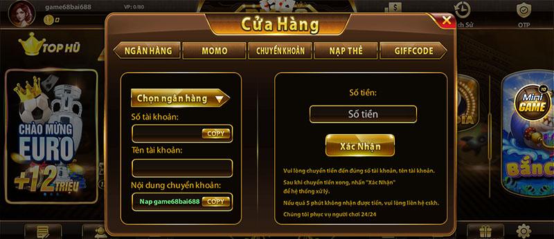 Nạp tiền Rm79 để tham gia ván cược