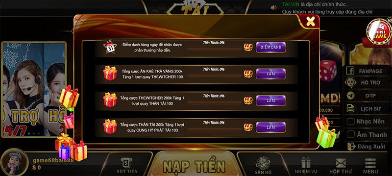 Khuyến mãi Tai vin vô cùng hấp dẫn