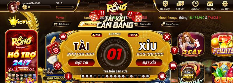 Thể loại Mini game Tài xỉu